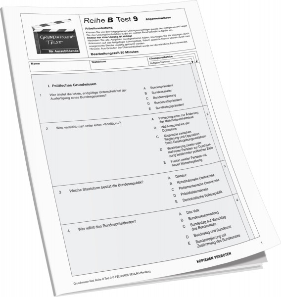 Testheft B 9
