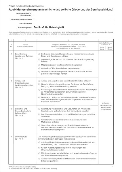 Fachkraft für Hafenlogistik