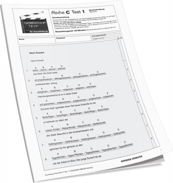 Testheft C 1