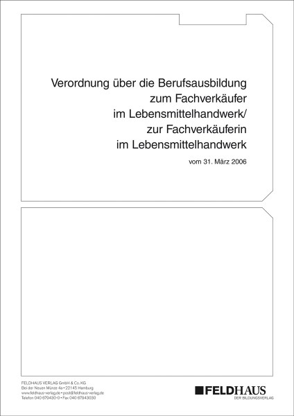 Fachverkäufer/-in im Lebensmittelhandwerk