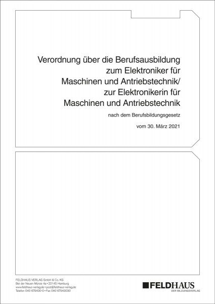 Elektroniker/-in für Maschinen und Antriebstechnik nach BBiG