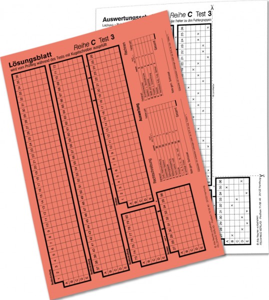 Auswertungsschablone C 3
