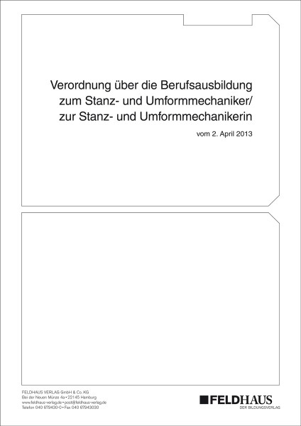 Stanz- und Umformmechaniker/-in