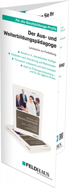 Der Aus- und Weiterbildungspädagoge, Flyer zu den Büchern