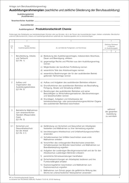 Produktionsfachkraft Chemie