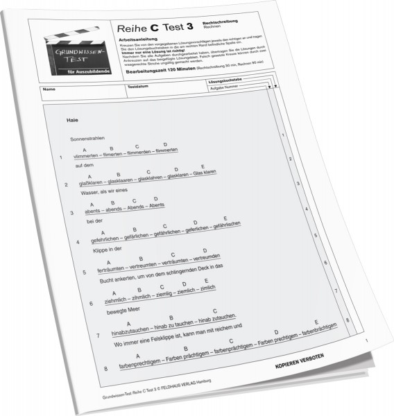 Testheft C 3