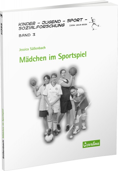 Mädchen im Sportspiel